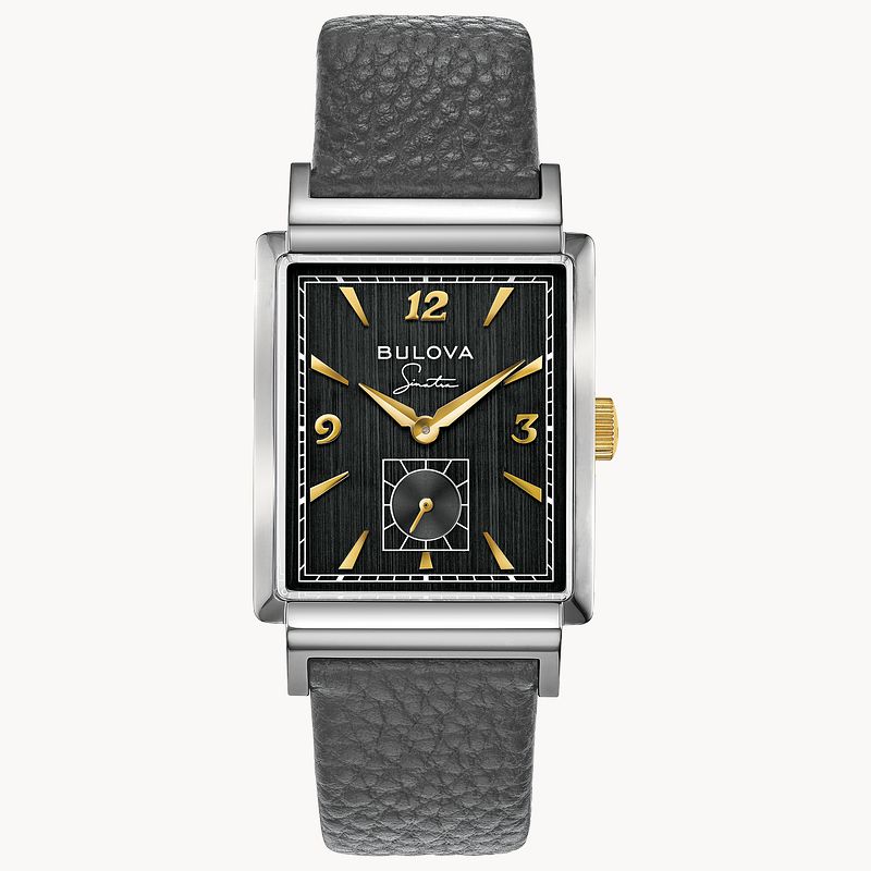 Black Dial Leather Strap My Way 98A261 Bulova